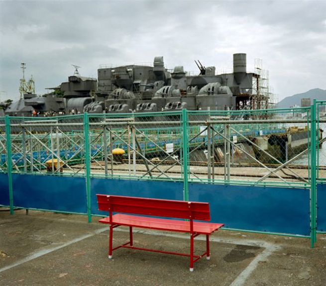 The Red Bench, Onomichi, Japan, 2005. Photograph by Wim Wenders