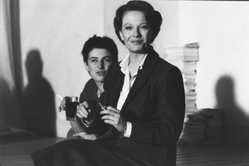 Chantal Akerman, production still from Letters Home, 1986